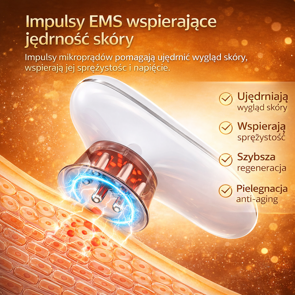 LUMISCULPT™ – Masażer próżniowy EMS + LED do wygładzania i ujędrniania skóry