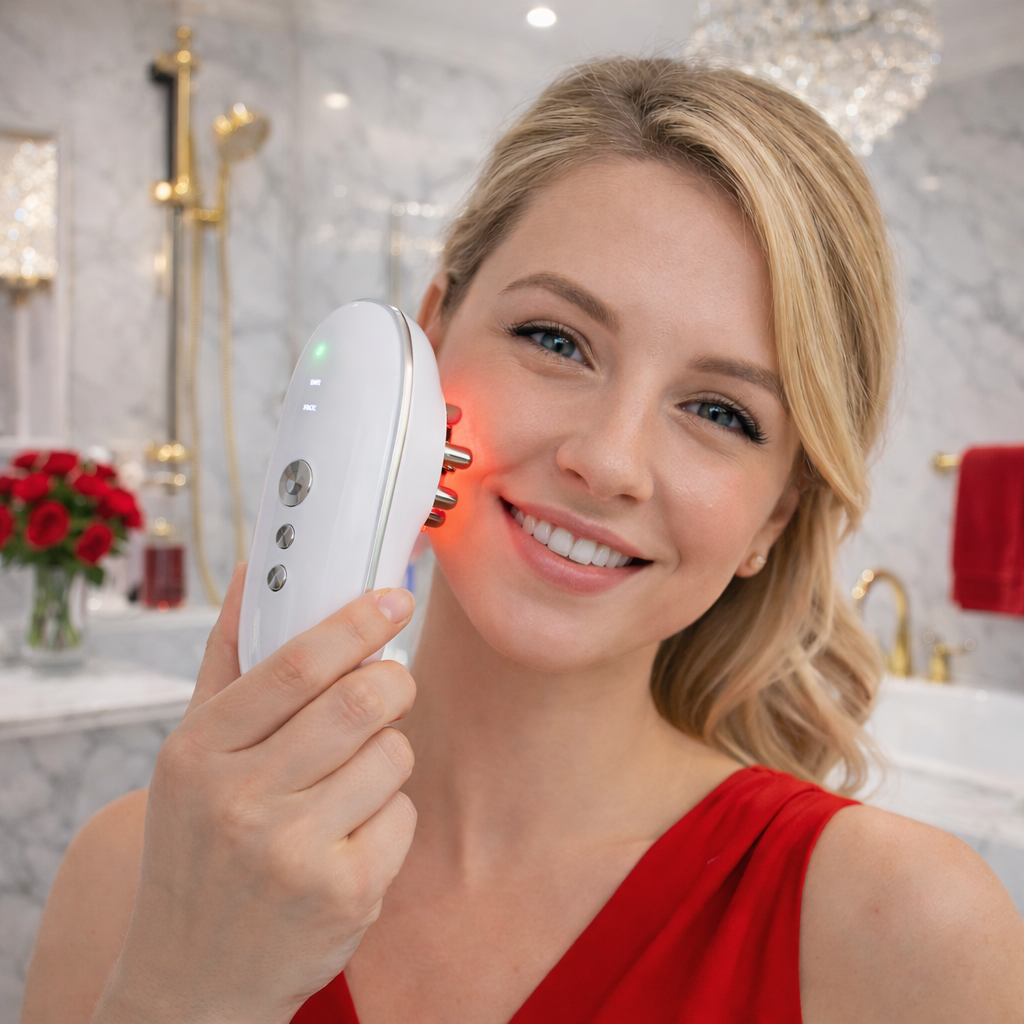 LUMISCULPT™ – Masażer próżniowy EMS + LED do wygładzania i ujędrniania skóry